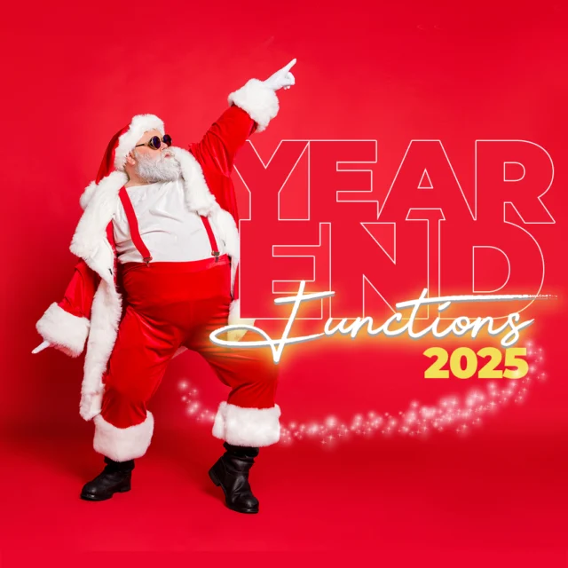 Book your Year End Function for 2025 before it’s sold out.
This year get ready to sleigh!

From only
R395 per person

· 3-course menu
· Welcome Drink
· Standard setup
· Service team
· Festive cheer

Ts & Cs apply | Valid from 1 November – 20 December 2025
Book today to avoid disappointment: 011 928 1903 | Sales@Peermont.com
#Year-EndFunctions2025