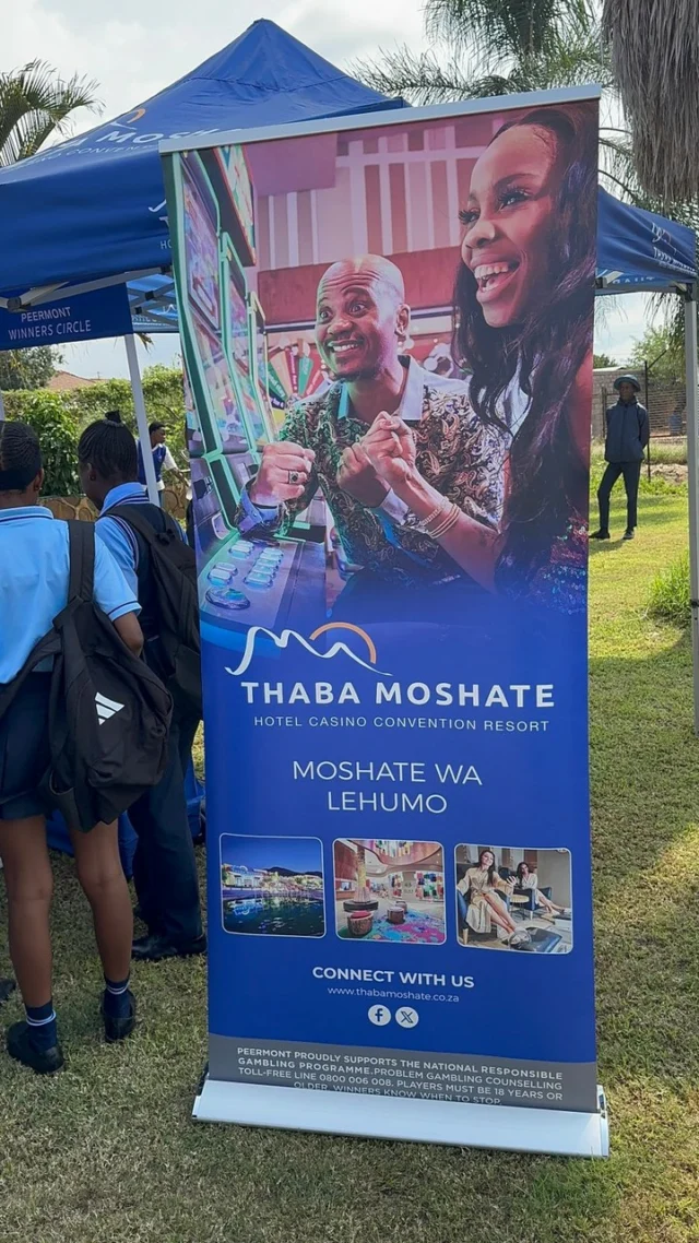 Thaba Moshate proudly participated in the 2nd Annual Career Day hosted by Shekinah Christian Worship Centre in Praktiseer, reinforcing its commitment to youth development and community engagement.The event provided a valuable platform for learners to explore various career opportunities, and Thaba Moshate made a strong impact through its interactive exhibition court. The team engaged directly with students, offering insights into the diverse career paths available within the organization. Learners were encouraged to ask questions, and a lively Q&A session at the booth saw many students walking away with branded merchandise after answering correctly.A highlight of the day was an inspiring talk by Beauty, Thaba Moshate’s Finance Clerk, who served as a guest speaker. She shared her professional journey and offered practical advice on pursuing a career in finance, motivating learners to consider opportunities within the field.Overall, Thaba Moshate successfully engaged with over 300 students, along with educators and other stakeholders. The initiative not only showcased the organization’s career opportunities but also emphasized its dedication to empowering young people with knowledge and inspiration for their future paths.